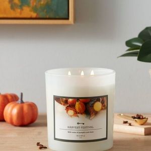 Harvest festival candle
